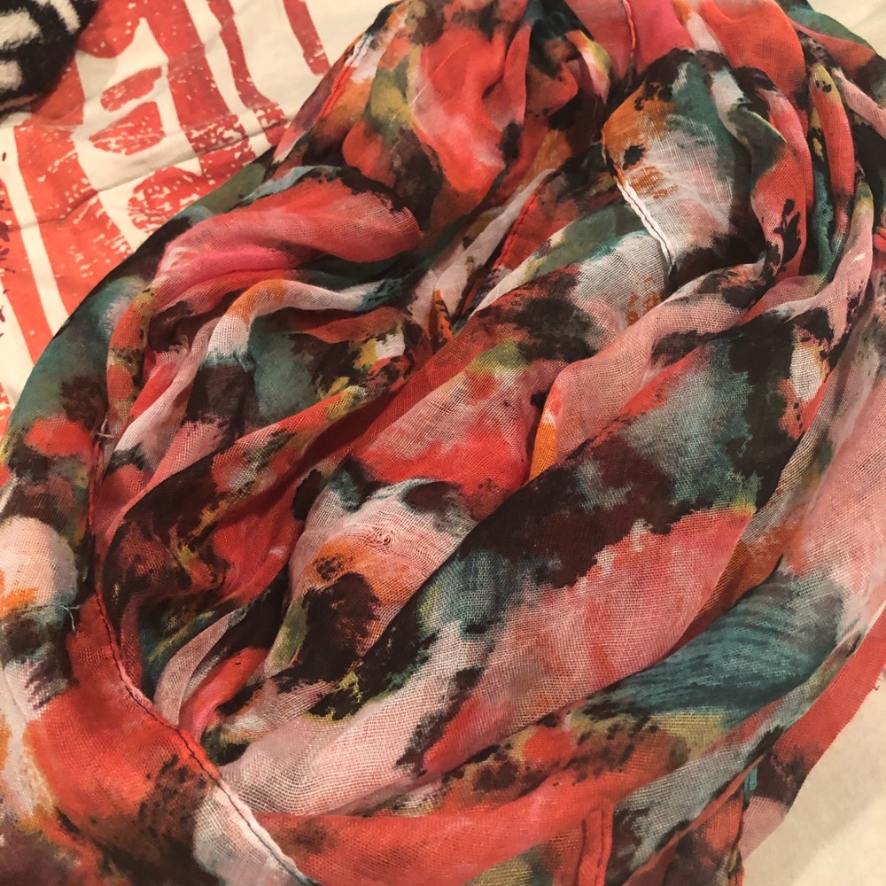 Floral Infinity Scarf